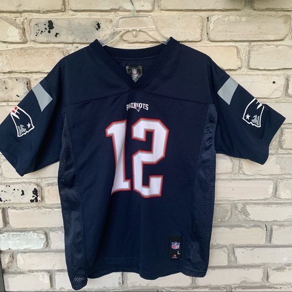 NFL Patriots players youth jersey #12 Brady - Picture 2 of 5